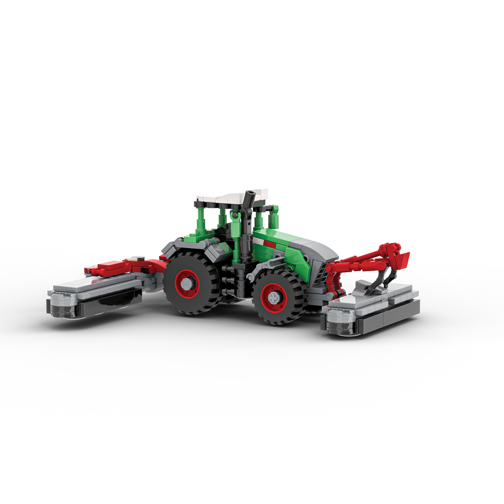 Fendt Vario 832 Tractor with Triple Mowers